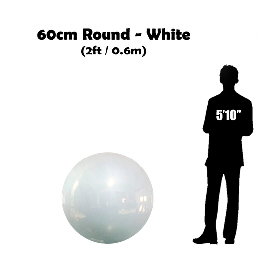 Buy white 60cm 2 ft balls
