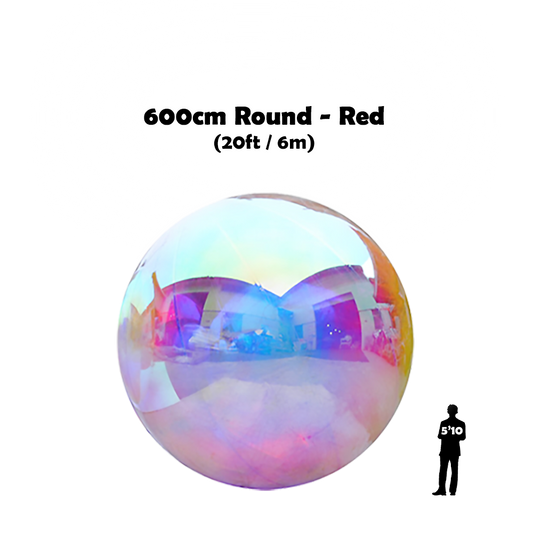 600cm Round Iridescent Shiny Ball