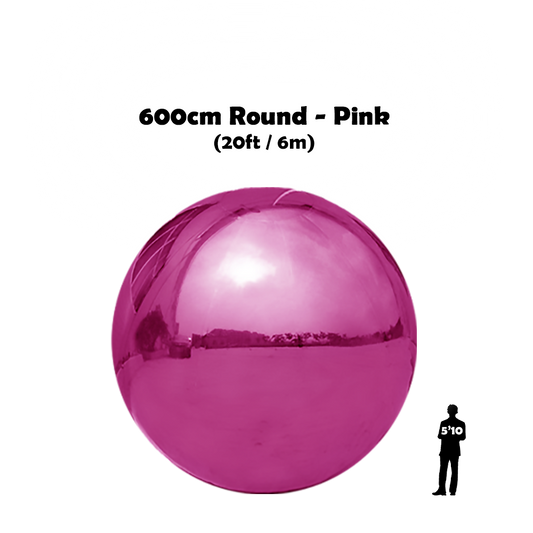 600 cm round shiny big ball