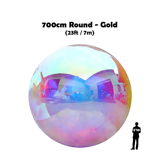 700cm Round Iridescent Shiny Ball