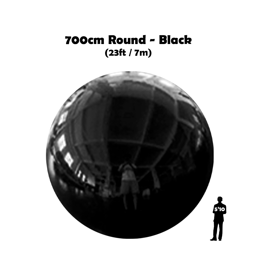 700cm round big black ball