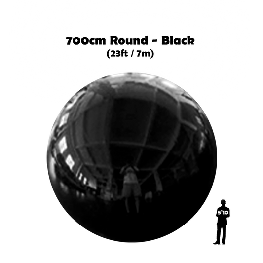 700cm round big black ball