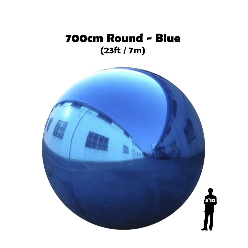 700cm Round Blue ball