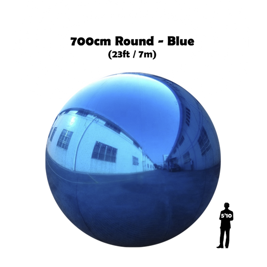 700cm Round Blue ball