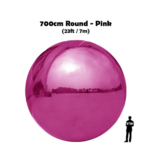 700 cm round shiny big ball
