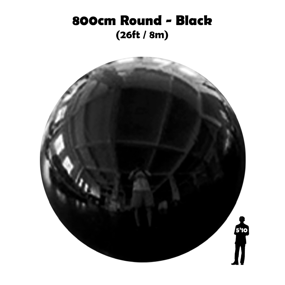 800cm round big black ball