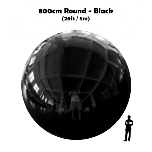 800cm round big black ball