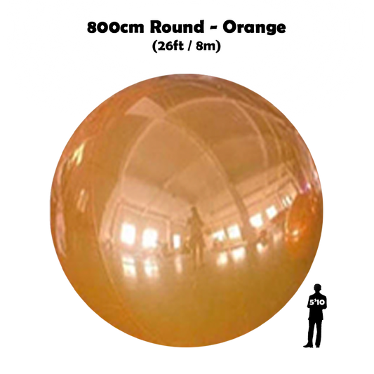 800cm Round Big Orange Ball