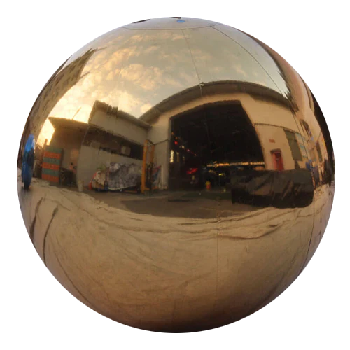 Gold shiny ball 20 feet