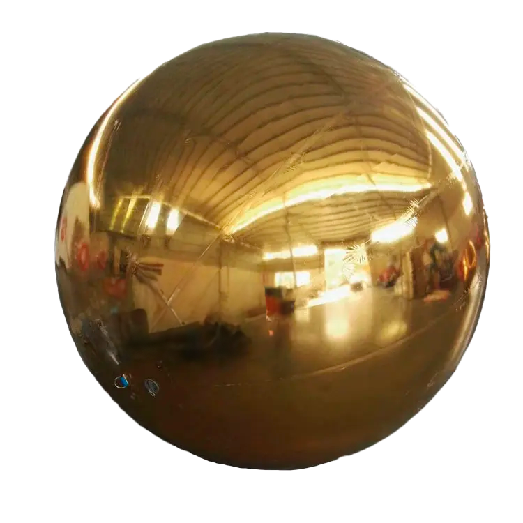 Buy Inflatable 157 inches Shiny Round Gold Sphere