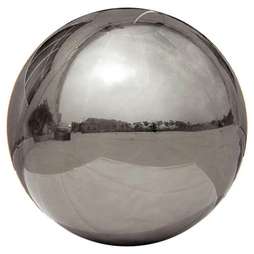 Shiny 80cm Metal Sphere Inflatable Ball