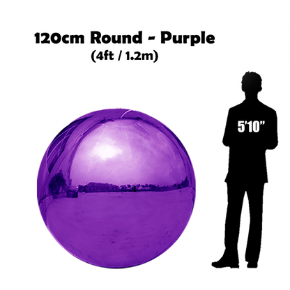 120cm purple inflatable ball