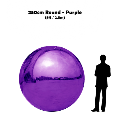 250cm purple round ball