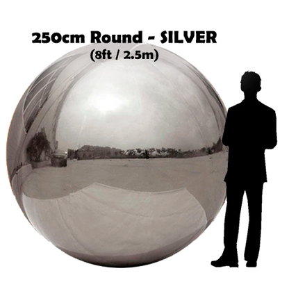 Giant Silver Mirror Ball