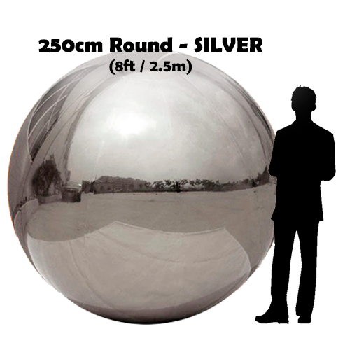 Giant Silver Mirror Ball