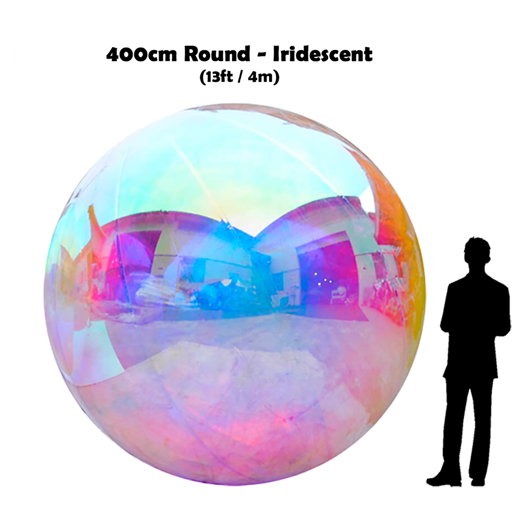 Buy Inflatable Shiny Mirror Ball Sphere - Iridescent- 13ft/ 400cm ...