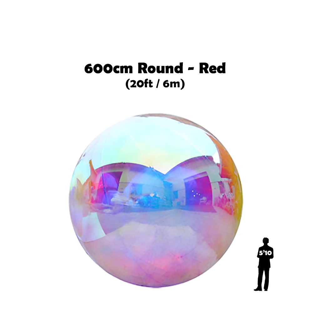 600cm Round Iridescent Shiny Ball