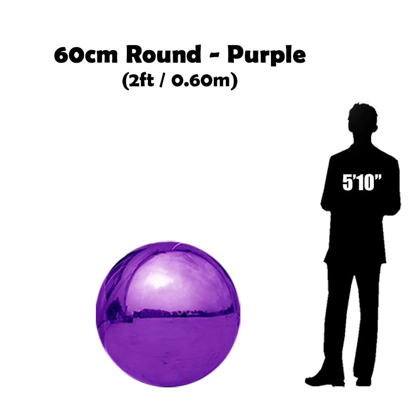 Buy purple round ball 60cm