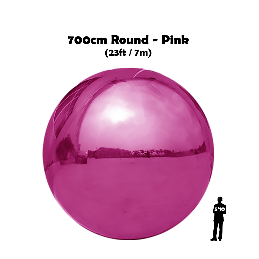 700 cm round shiny big ball