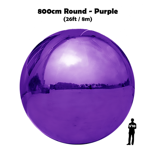 26 feet big round shiny ball