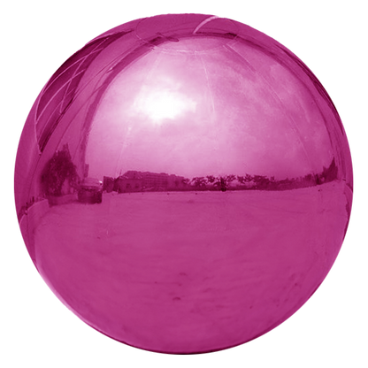 Buy Inflatable 100 centimeters Shiny Round Pink Sphere